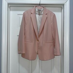 Blush pink blazer